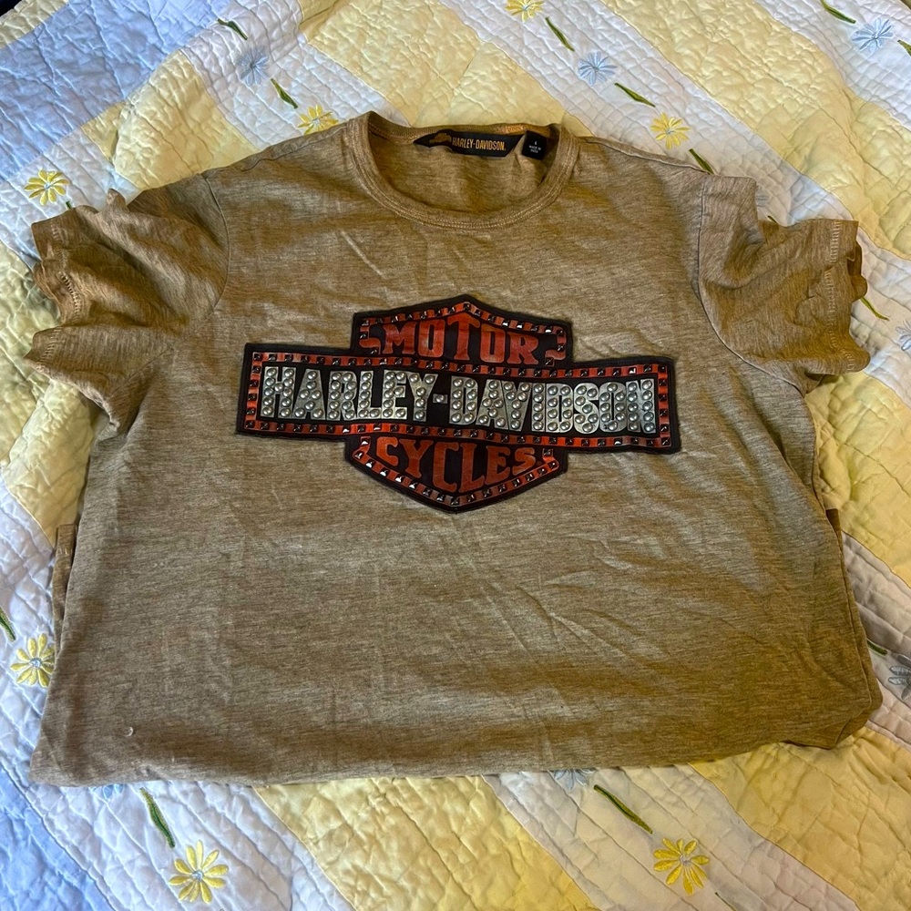 Harley Davidson Studded Logo Tee